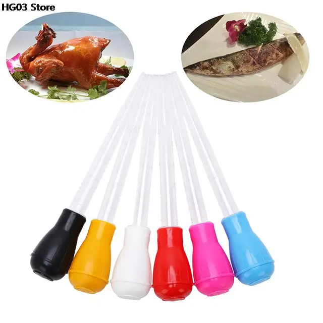 30 Ml Főző Eszközök Csirke Pulyka Baromfi Bbq Fecskendő Tésztacső Barbecue Olajcsepp Konyhai Kiegészítők - Image 3
