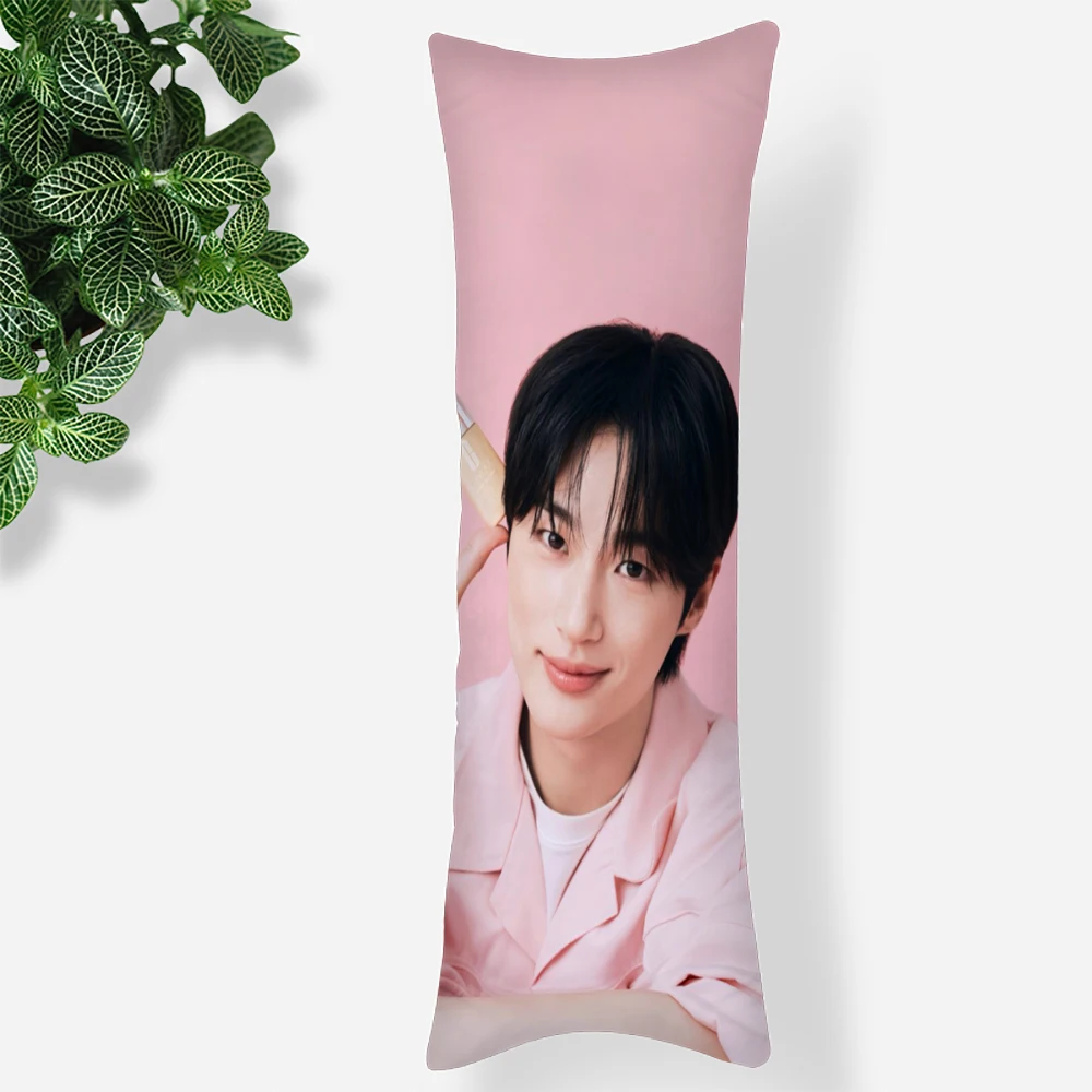 변우석 베갯잇 프린트 새틴 원단 베개 커버, 직사각형 지퍼, 카와이 바디 커버, WJY8.2, 직송