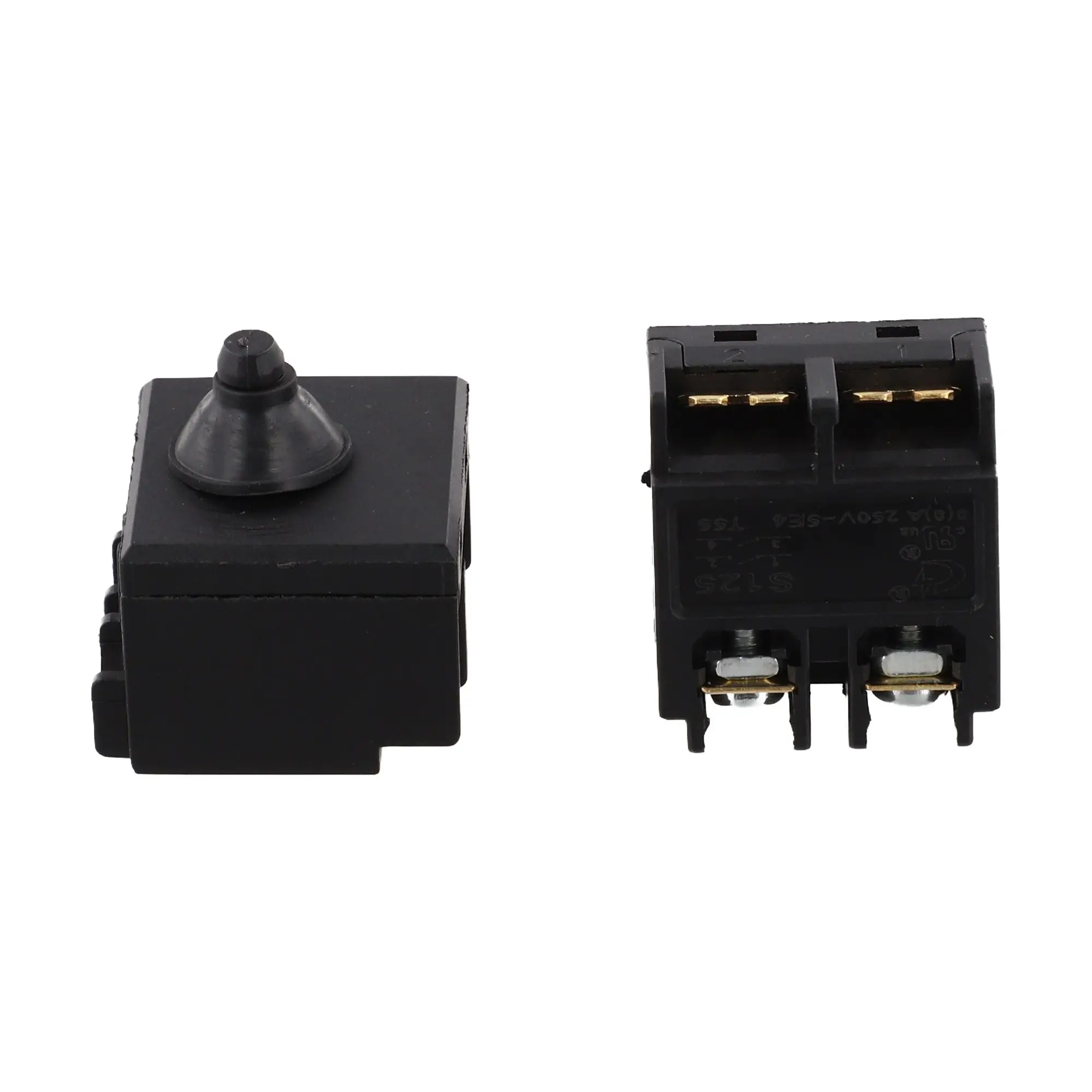 2pcs Angle Grinder Switch Replacement Parts Push Button Switches For 100 Polisher Angle Grinder Accessories Power Tool