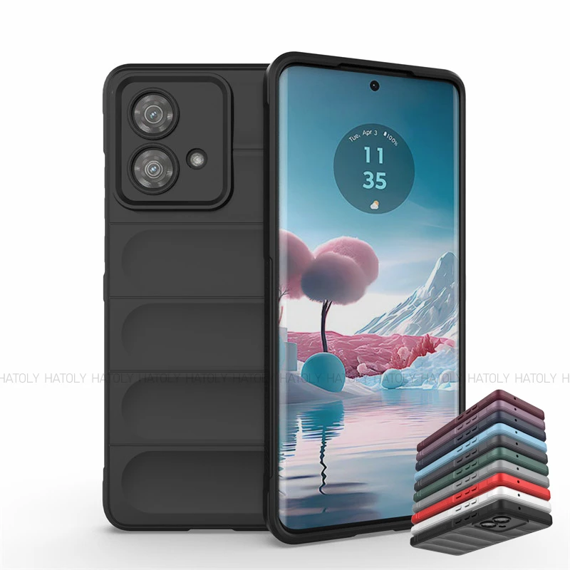 Per Motorola Moto Edge 40 Neo Custodia Custodia In Tpu Opaco Custodia Protettiva In Silicone Antiurto Motorola Moto Edge 40 40 Neo