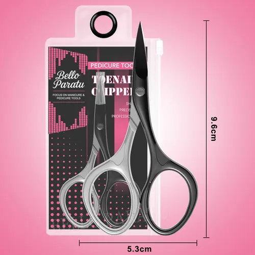 1Pcs Nail Scissors with Sharp Curved Blade Toenail Fingernail Scissors Manicure Pedicure Tools Stainless Steel Nail Cutter - Image 5