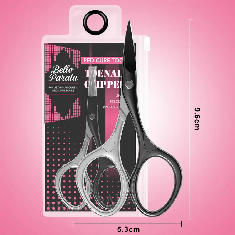 1Pcs Nail Scissors with Sharp Curved Blade Toenail Fingernail Scissors Manicure Pedicure Tools Stainless Steel Nail Cutter - Image 5