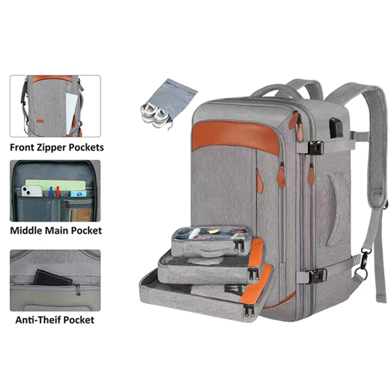 40l Travel Backpack For Men And Women Airline Approved Carry-on Bag_voghion.com