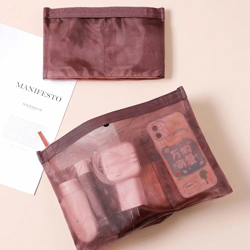 

Transparent Small Lipstick Bag Travel Cloth Fashion Makeup Case Cosmetic Bag Storage Bag Mesh Insert Bag