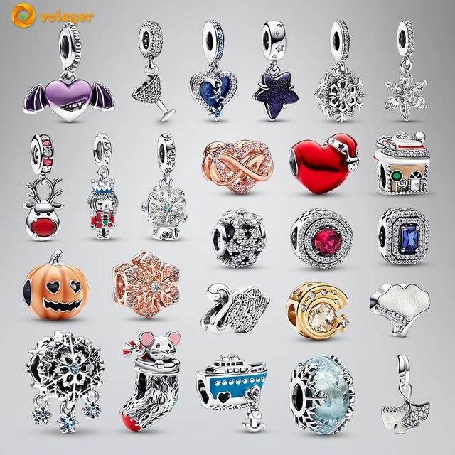 Christmas 925 Silver Pandora Charm  925 Silver Charms Beads Winter - 925  Sterling - Aliexpress