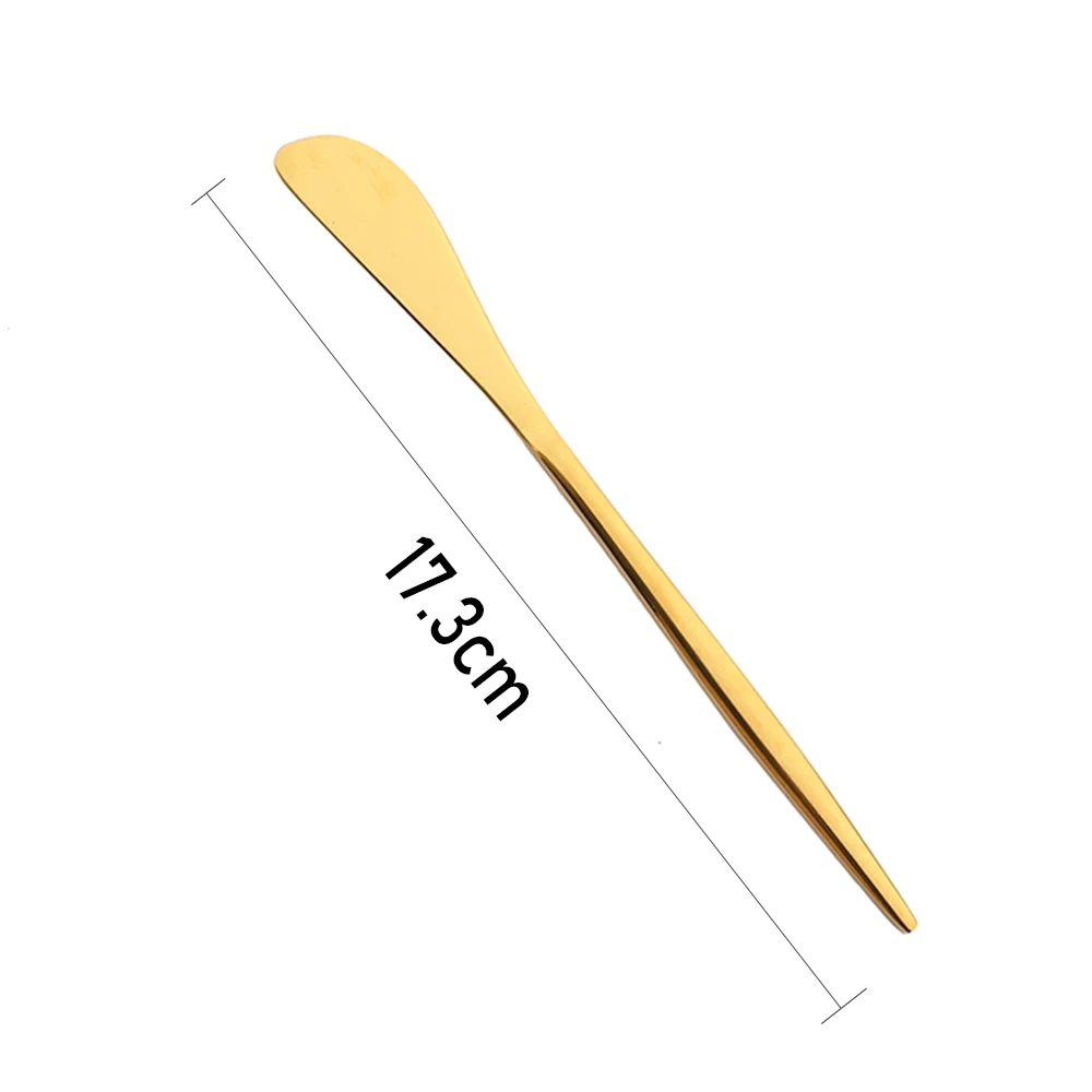 Stainless Steel Butter Knife Cheese Dessert Butter Jam Spreader Utensil Breakfast Bread Spreader Tools