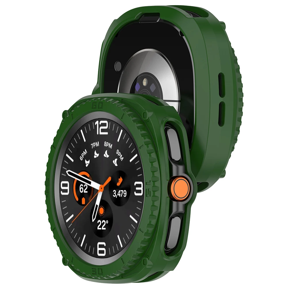 Rugged Bezel Protector for Smartwatch 46mm - Durable Protective Shell Cover
