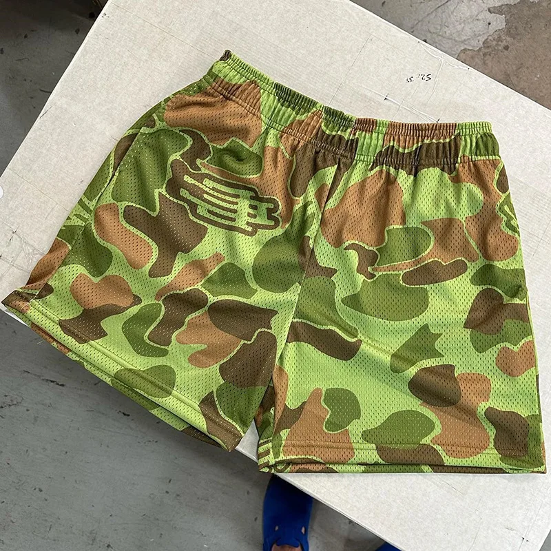 Description Picture 5 of itemEE NEW YORK CITY SKYLMen's Summer Mesh Print New Medium Pants Black Quarter Pants Casual American Basketball Shorts Outside Wear