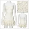 Avrilyaan Lace Perspective Strapless Short Sexy Dress Women 2024 Elegant Party Dress Backless Bodycon Mini Summer Dress Vestidos 6