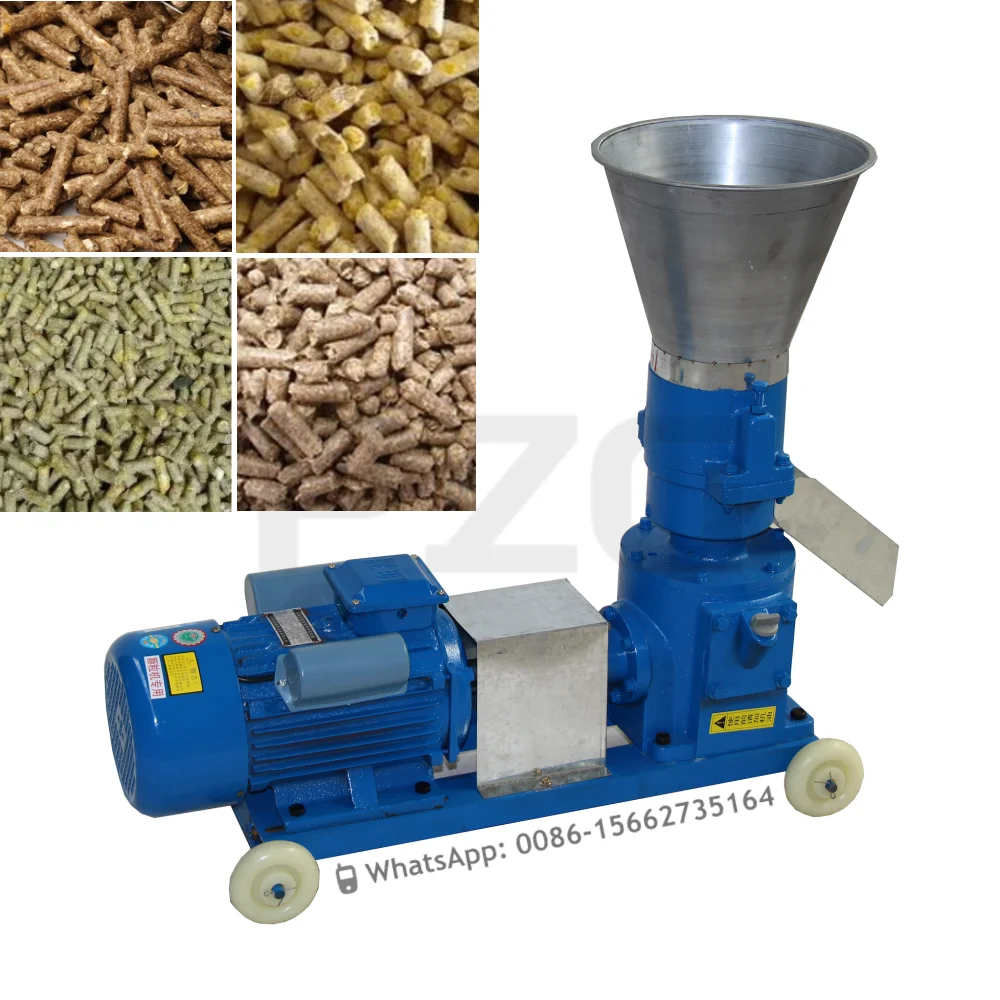 

800-1200KG/H Wood Poultry Chicken Chick Fish Pig Goat Cattle Cat Animal Pellet Making Pelletizer Mill Feed Processing Machine