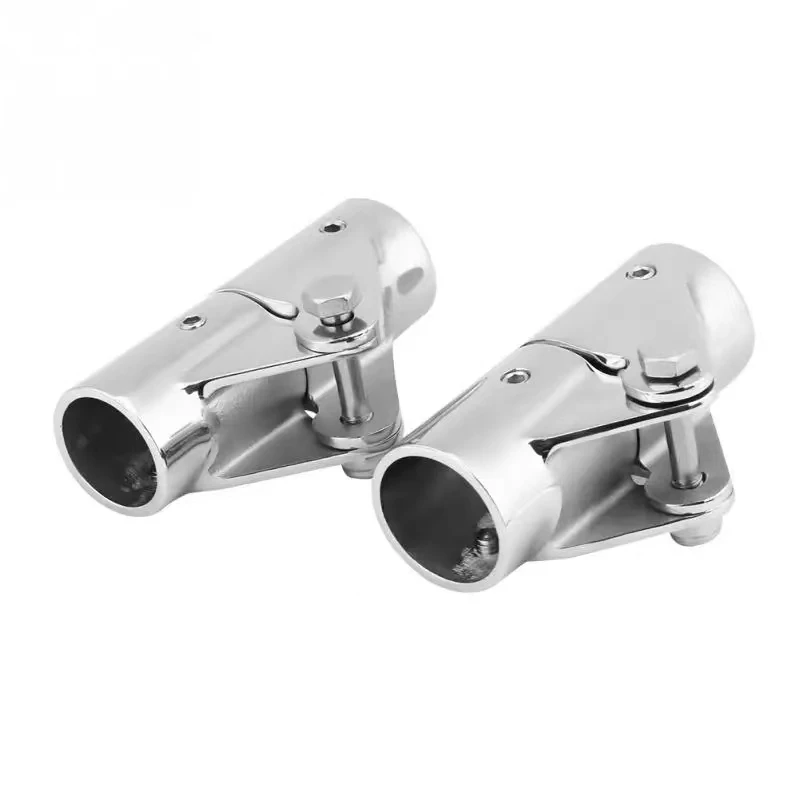 

22/25mm Marine Hardware Stainless Steel Folding Swivel Coupling Pipe Connector Boat Fitting Connector Boat Yacht Accessories