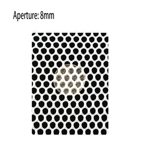 White aperture 8mm