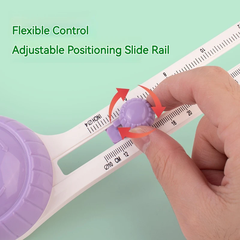 Round Paper Cutting Tool, Versatile Handheld Cutter for Scrapbook, Card Design & Study Office DIY Projects - 6