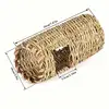 Woven Grass Hideout Tunnel For Hamsters Guinea Pigs Gerbils Chinchillas
