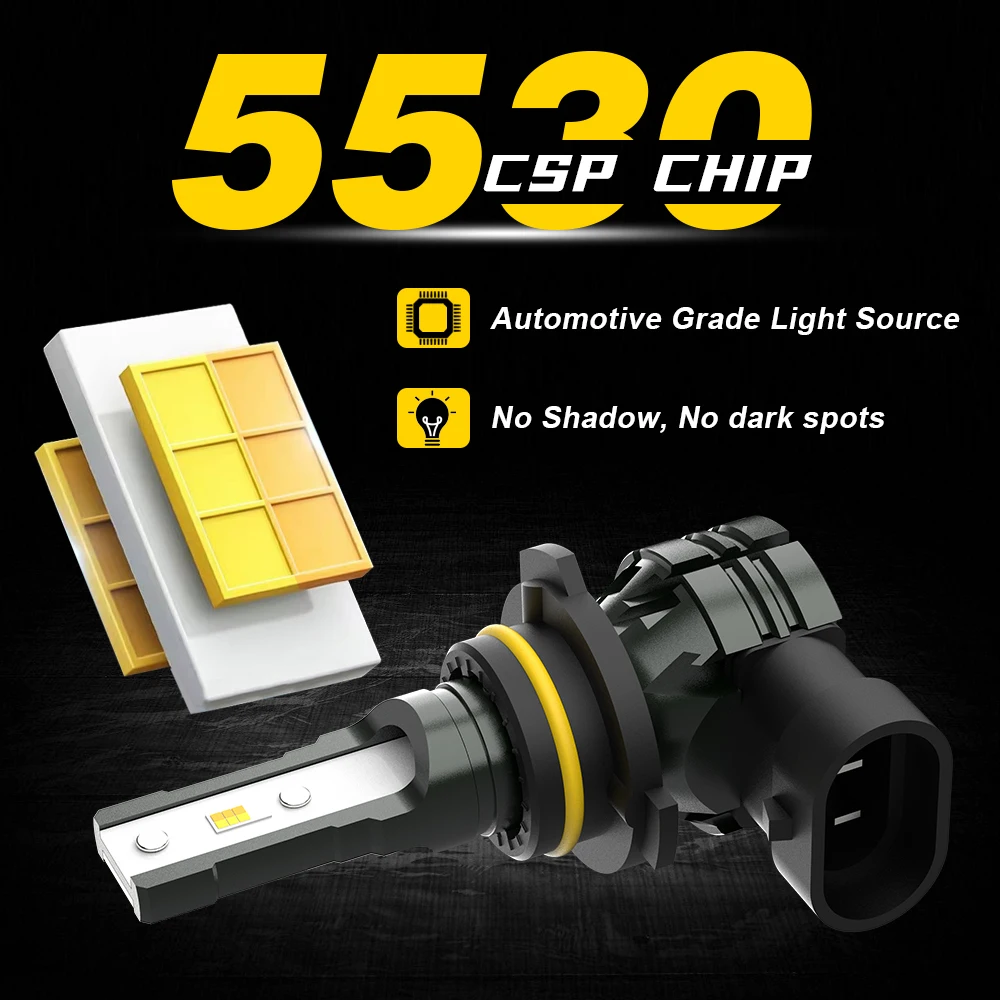 BMTxms 12000LM 9005 HB3 HB4 9006 H10 9145 LED 안개등 DRL 램프 캔버스 마쓰다 2 3 CX9 RX8 혼다 CRV 스바루 포레스터 임프레자용