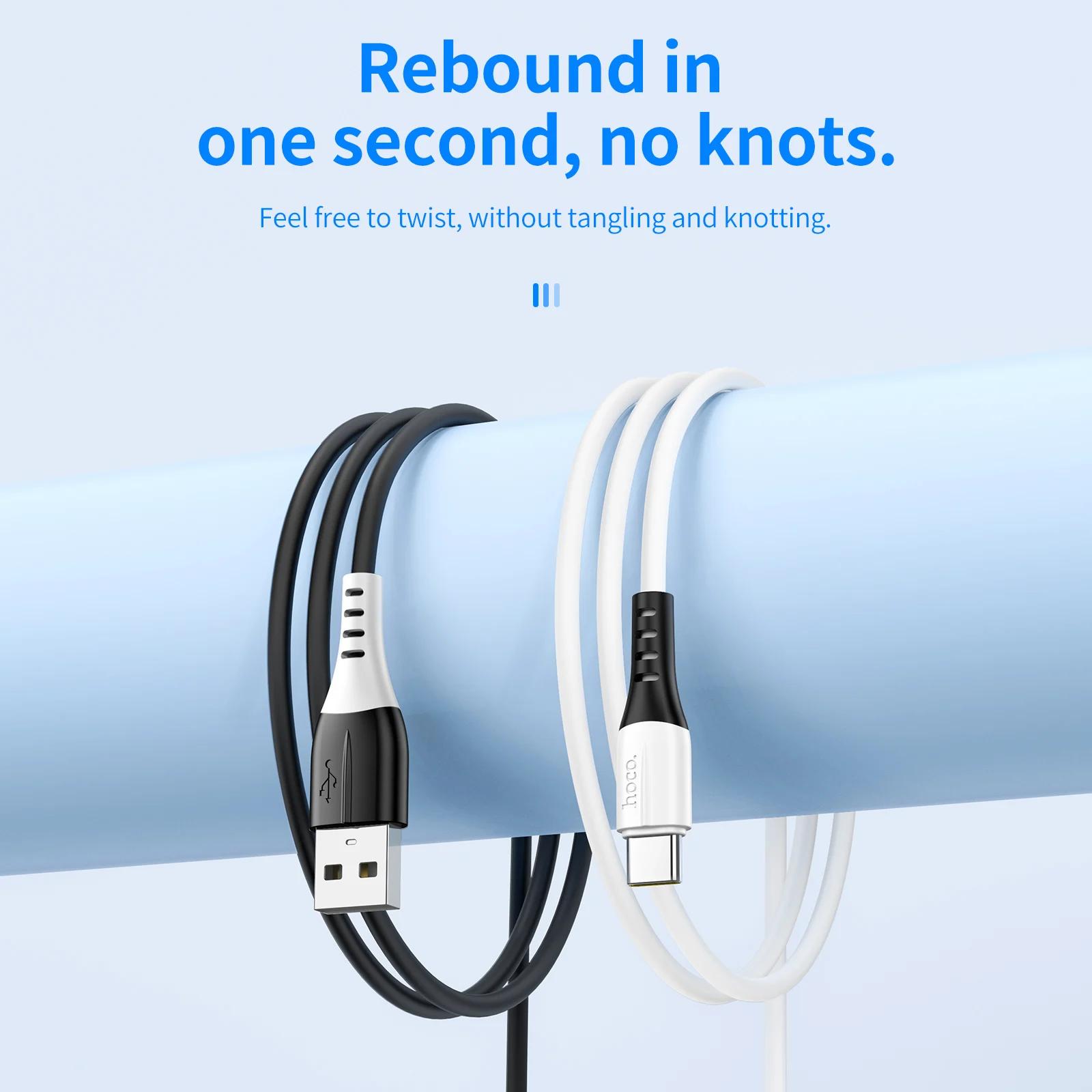 Фото HOCO USB зарядный кабель из жидкого силикона для iPhone 12 13 Pro Max 3A Type C телефонный проводной шнур передача данных для Samsung №2