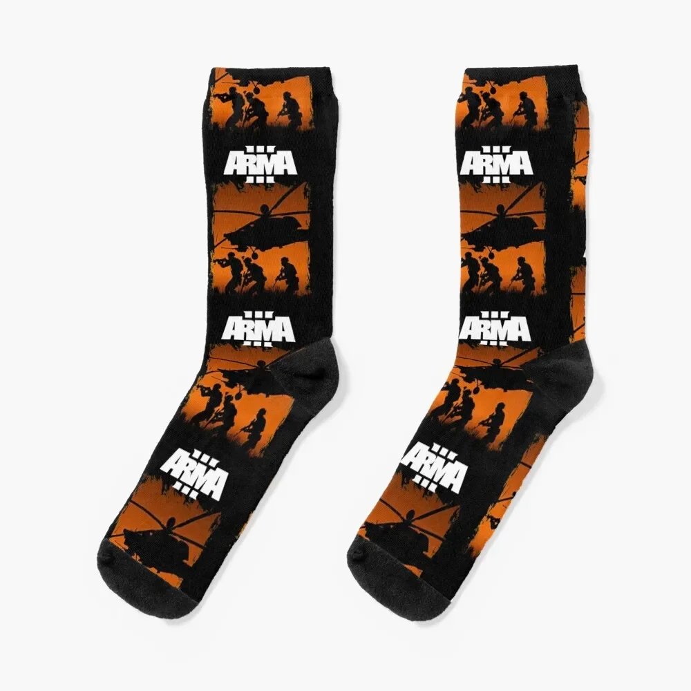 

Мужские и женские нескользящие летние футбольные носки Arma Iii T-ShirtArma 3