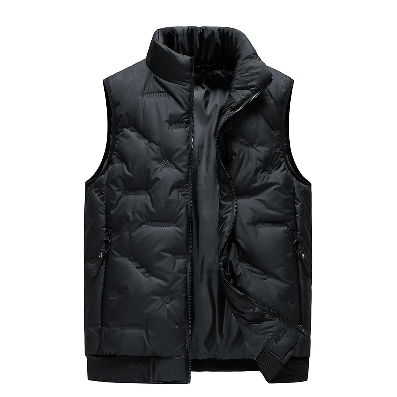 Men's Duck Down Vest Winter Casual Sleeveless Lightweight Vest Coats New Men Warm Sleeveless Puffer Jacket Plus Size 8XL thermal tank top