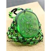 GOOD LUCK pocket travel efficacious Mascot Bless Safe Green Tara Guanyin Buddha Avalokitesvara Crystal Pendant Buddhist Amulet 1