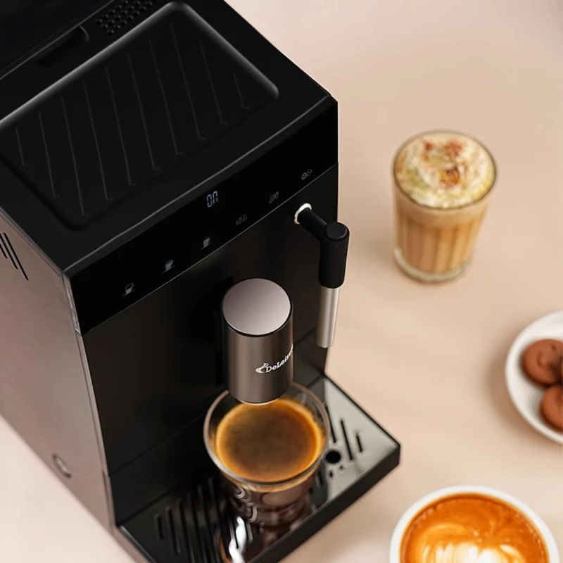 Household Small Auto Coffee Machine Milled Bean Smart Touch One-Click Italian American Style  Cafetera Expreso 4