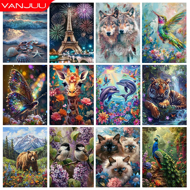 Diamond Painting,Diamond Painting Kit Completo, Diamond Painting Grandi Dimensioni,Pittura Diamante Fai da Te 5D Diamond Painting Bambini Adulti, Pittura con Diamanti uccello rosa,30x40cm