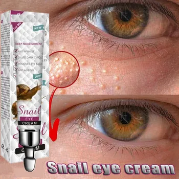 다크 서클 용 20ml 달팽이 퍼밍 아이 크림 주름 지방 과립 안티 에이징 안티 퍼 피니스 모이스처 라이저 아이 스킨 케어