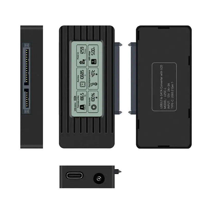 USB 3.0 Hard Drive Adapter with Digital Display