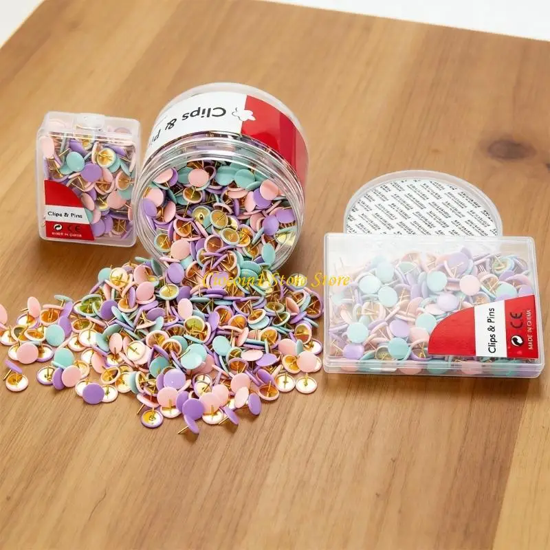 A3PC 지도 푸시 핀 팩 핀 보드 압정용 둥근 모양 그리기 지도 핀