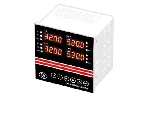 

Multi-channel Temperature Controller Industrial Grade Inspection Instrument Tester 4 Way RS485 Communication Modbus