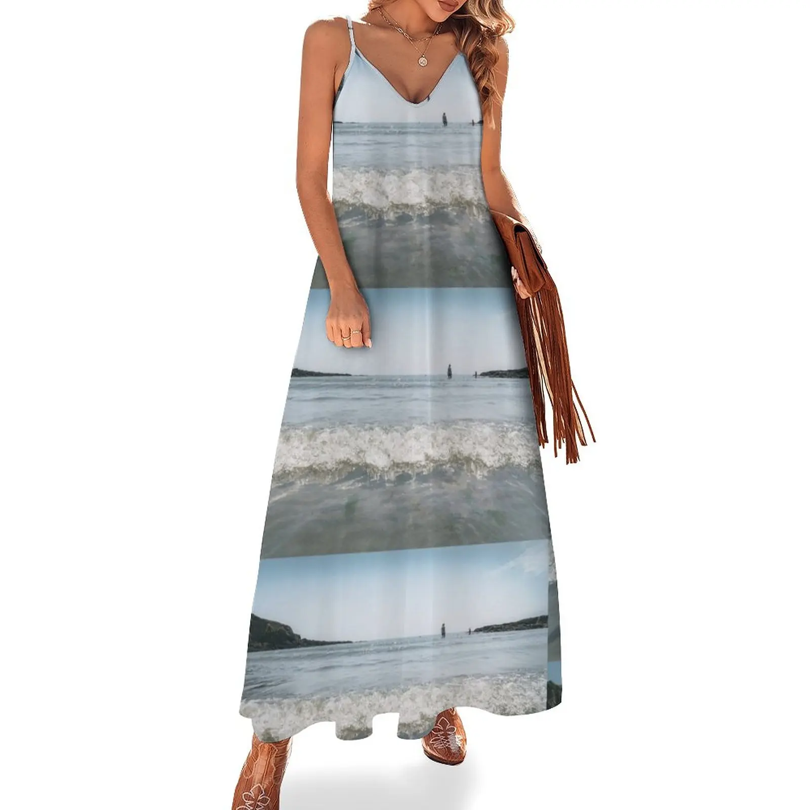 

Menabilly Beach,South Cornwall Sleeveless Dress long sleeve dress dresses summer elegant evening dresses for women 2024