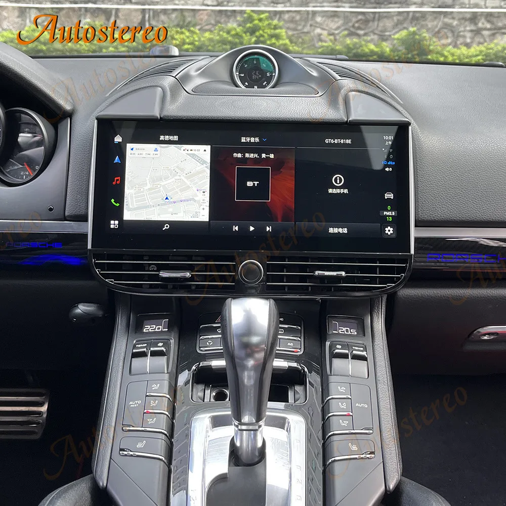 Auto Stereo Carplay Android 13 For Porsche Cayenne 2010-2017 Car GPS Navigation