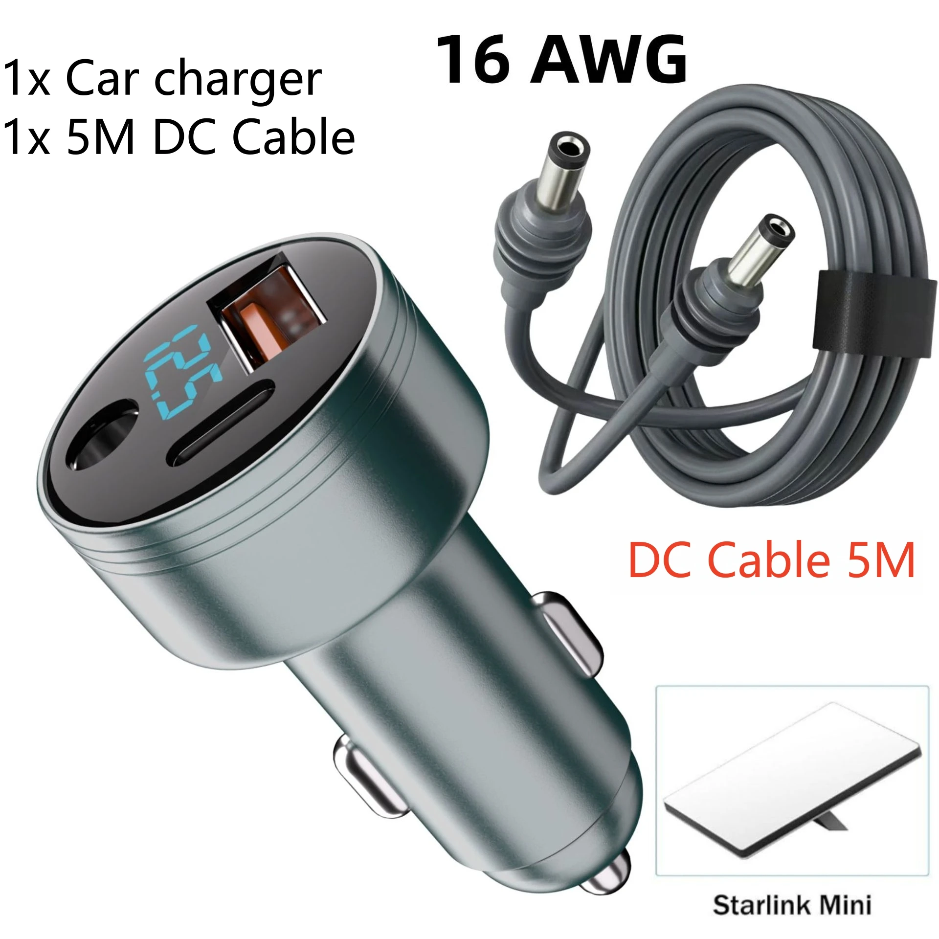 5M line Car charger
