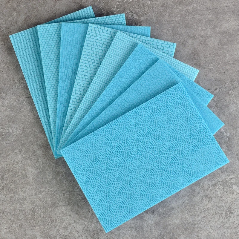 Cormake CJ0208 벽 도로 표면 타일 질감 폼 보드 1/35 Metope 포장 모델 장면 빌딩 도구 취미 DIY 재료