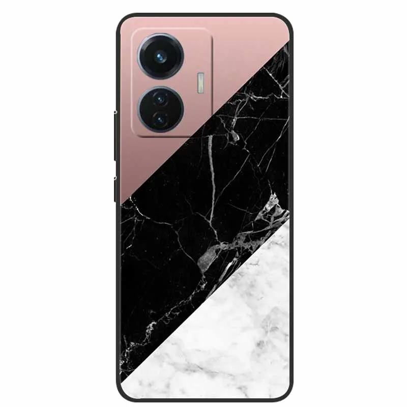 Elegant Marble Soft Silicone TPU Back Case - Shockproof Phone Cover