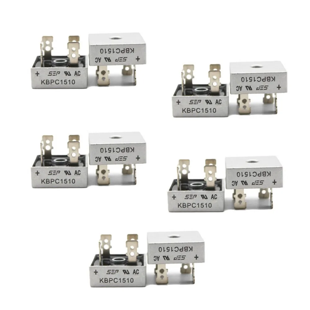 2-10pcs Rectifier 100V KBPC1510 KBPC2510 KBPC3510 KBPC5010 15A 25A 35A 50A diode bridge rectifier electrical rectifier diodes rectifier diodes electrical diodes electrical component