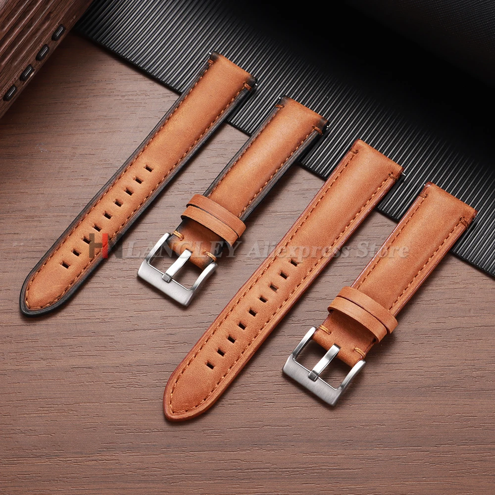 Luxurious Genuine Leather Watch Band – Premium Cowhide Strap