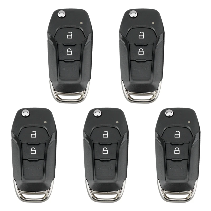 

5X Car Smart Remote Key 2 Button 433Mhz Fit For Ford Ranger F150 2015 2016 2017 2018 Id49 Pcf7945p Eb3t-15K601-Ba