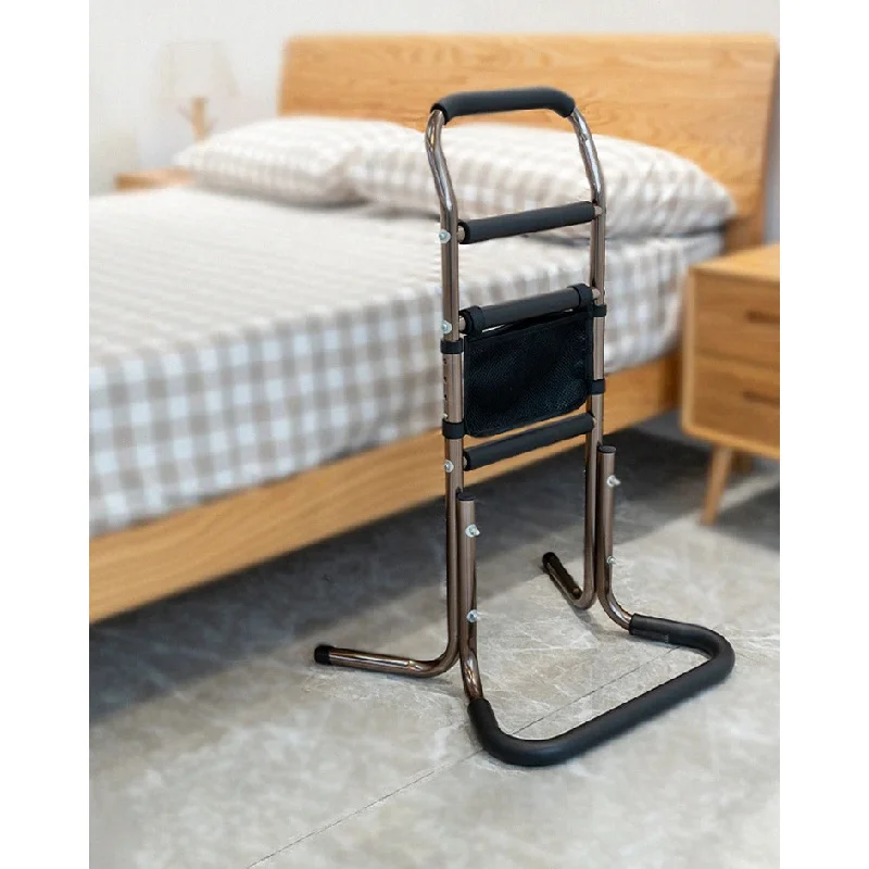 Aluminum Alloy Bedside Stand Up Booster, Designed For Stable And High Load-Bearing Elderly Use