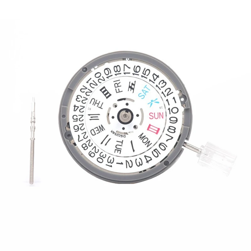 

Механизм NH36/NH36A + стальной стержень + циферблат недели + циферблат календаря + комплект проверочных стержней высокоточный автоматический механический часовой механизм