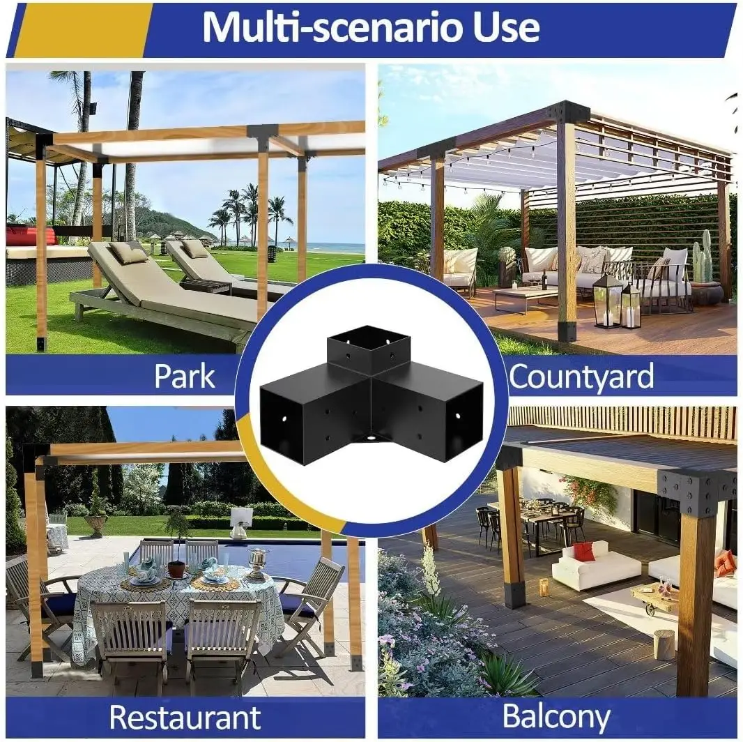 Alloy Steel Pergola Kit Lumber DIY Pergola Brackets Suitable