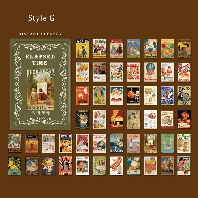 Mr.paper 12 Design Memo Pad Loose Leaf Retro Style Medieval Box Writing Label Office Accessory Stationery School Supplie G