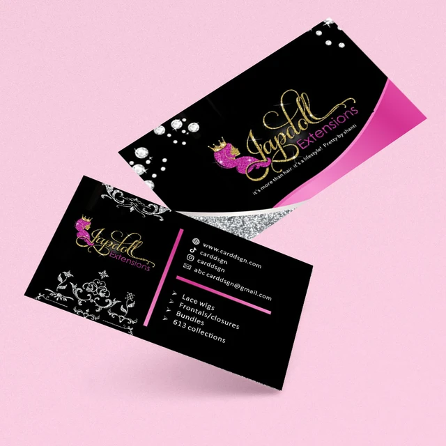 hair extension box, wig box  Hair business cards, Hair stores, Hair vendor