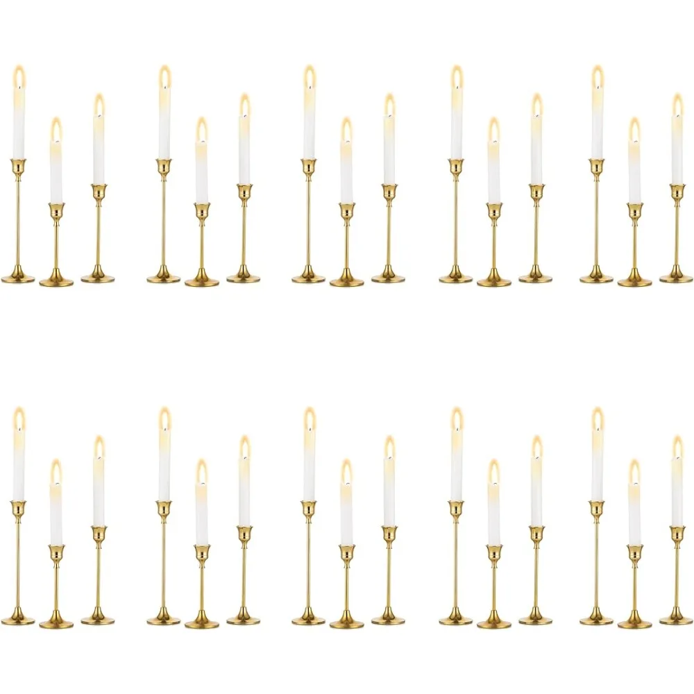 

Candle Stick Holder Fits 3/4 Inch Thick Candles Wedding Table Decoration & Accessories Dining Candlesticks for Candles & Holders