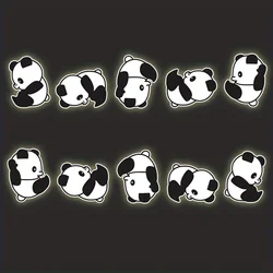 Creative Panda Waterproof Car Sticker Set - Scratch - Resistant Design - S (Two pack)