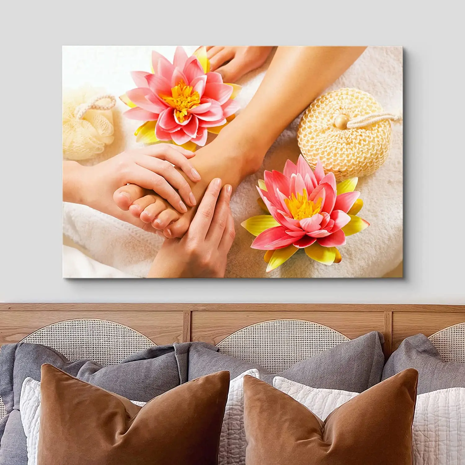 

Nail Spa Beauty Salon Foot Body Massage Gift Posters Pictures Canvas Wall Art Home Decor Paintings for Living Room Decoration