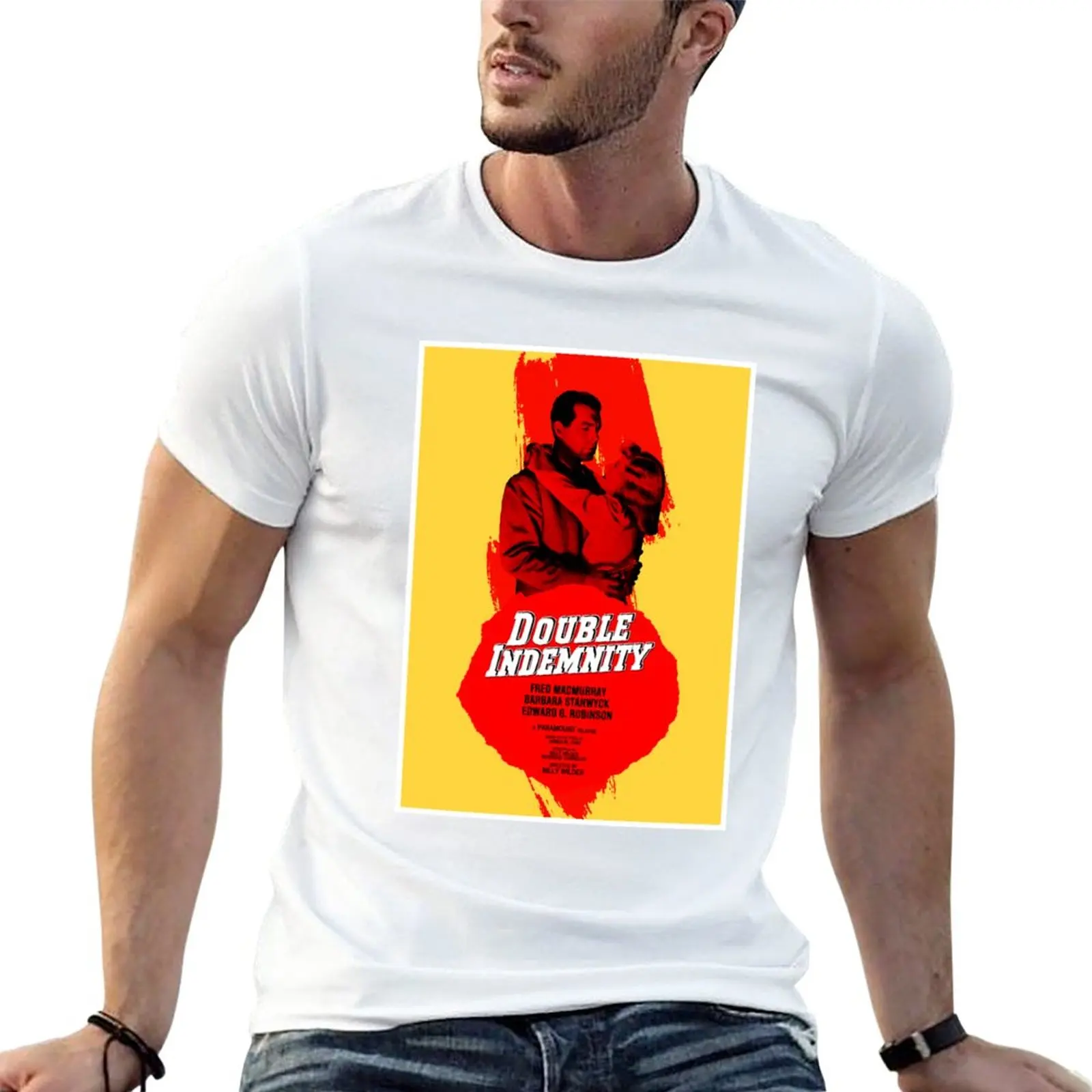 

New Double Indemnity (1944) - Movie poster design T-Shirt boys t shirts t shirts for men pack