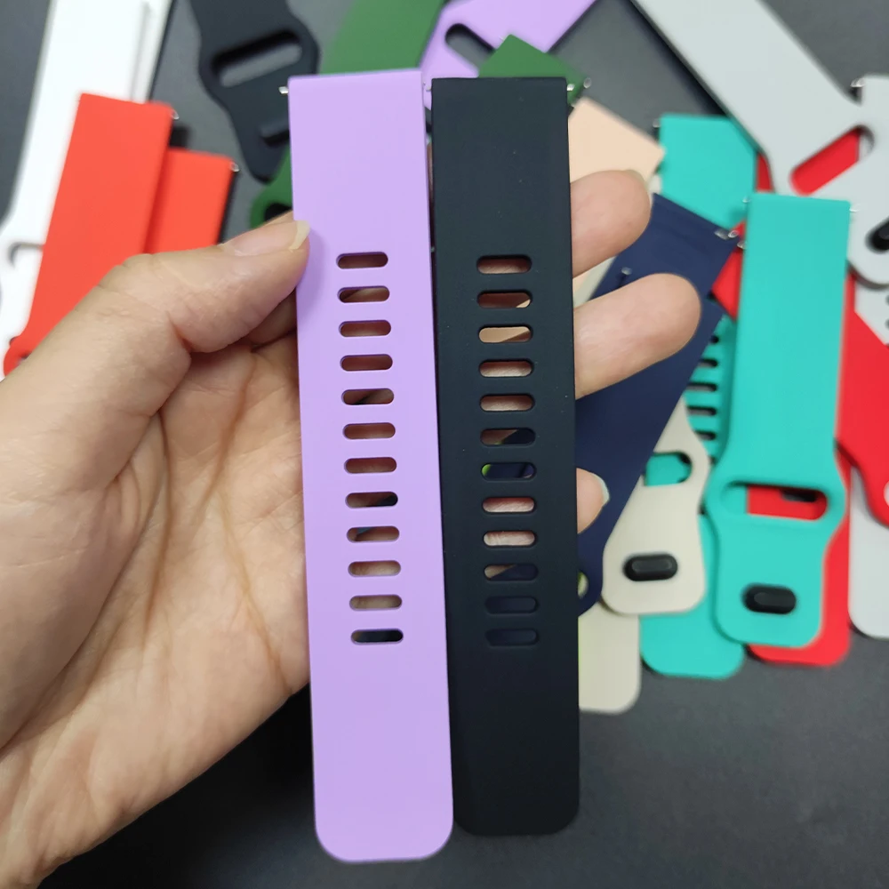 Premium Silicone Sports Bracelet - 22mm Universal Watch Band