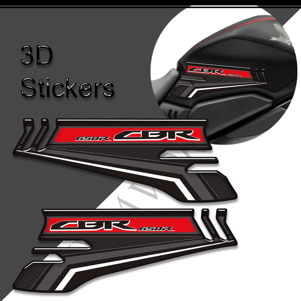 For Honda CBR 650R CBR650R HRC Fireblade Motorcycle Side Grips 3D Stickers Decals Gas Fuel Oil Kit Knee Tank Pad Protection