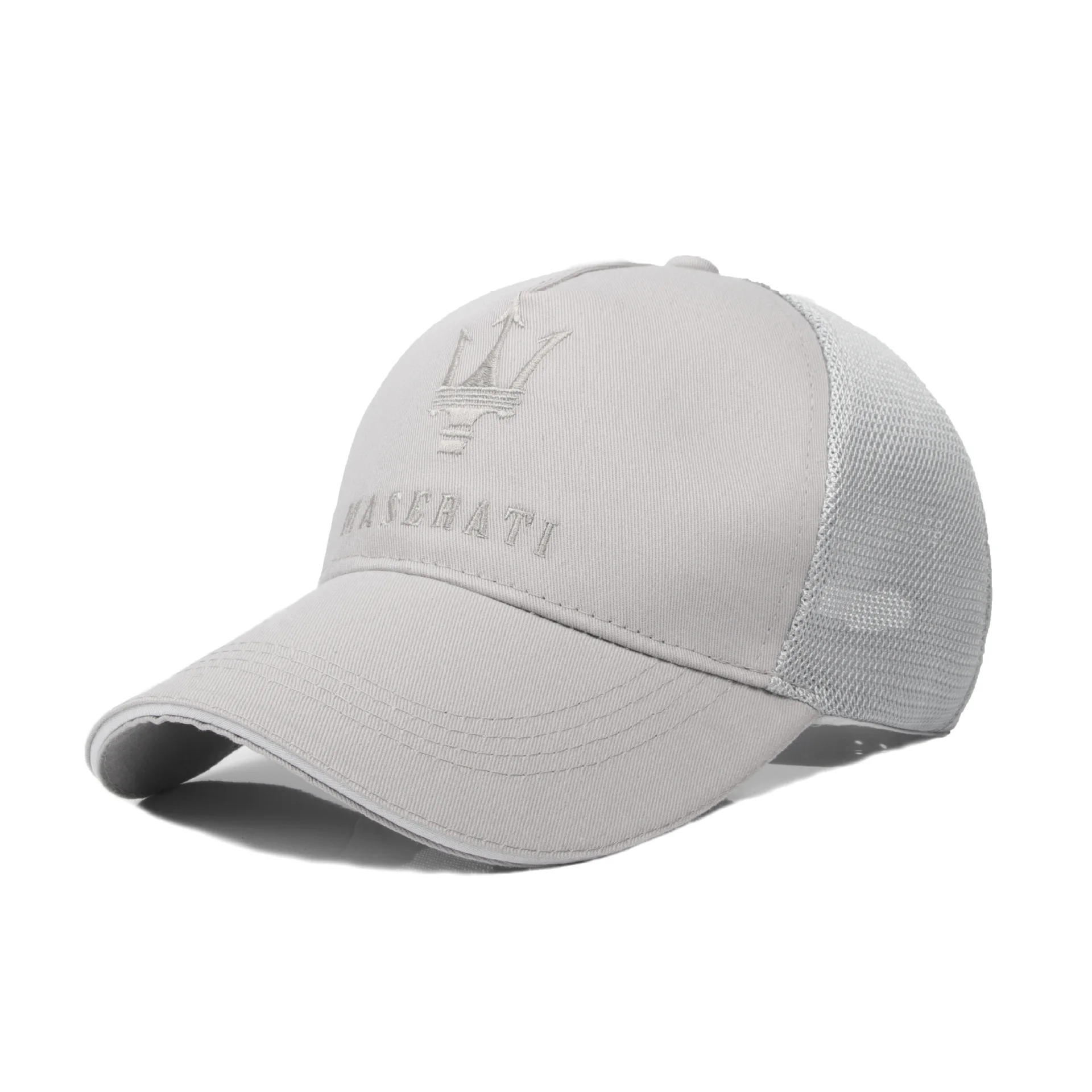 Streetwear Embroidery Men Baseball Cap For Maserati Logo Cotton