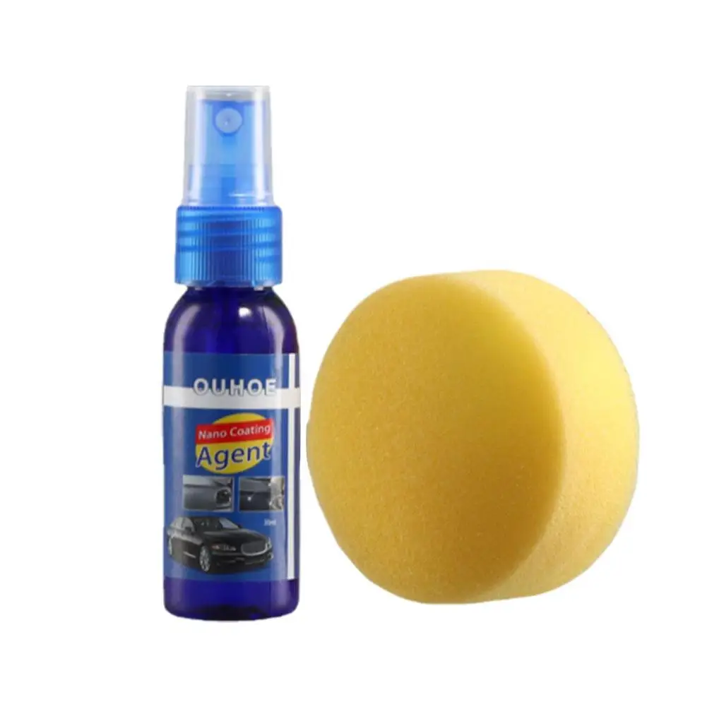 Car Nano Coating Agent for All Plastic Leather Parts Dust Remover Car Polish Cleaning Spray Interior Cleaning Tools